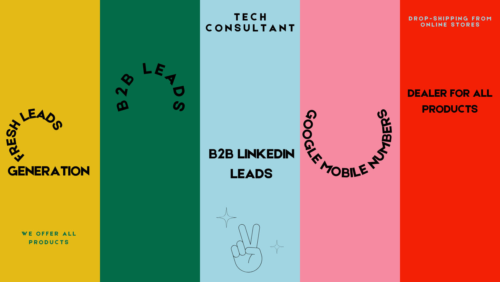 B2C fresh leads B2B leads generation marketing